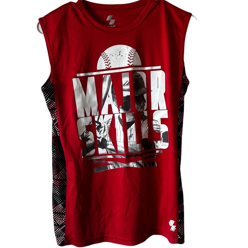 NWOT Children's Place Sport Boys Red Athletic Baseball Tank Top sx XL 14